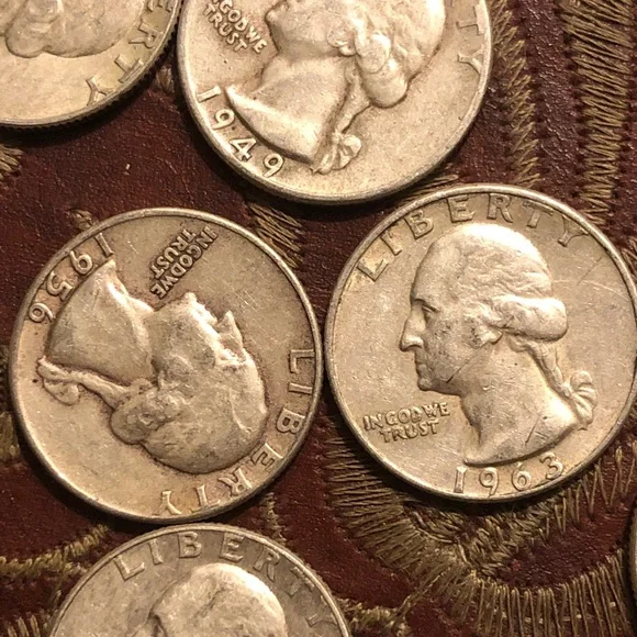 Silver quarters 40 coins 90% silver - Picture 2 of 2
